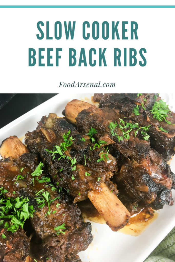 Slow cooker beef ribs