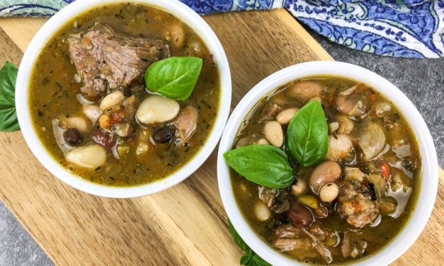 Hearty 15 Bean Soup with Pork