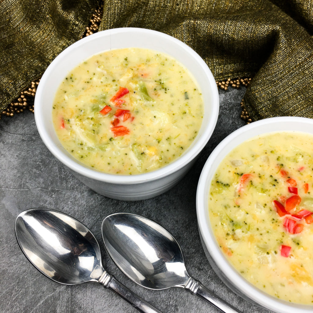 Instant Pot Broccoli Cheese Soup