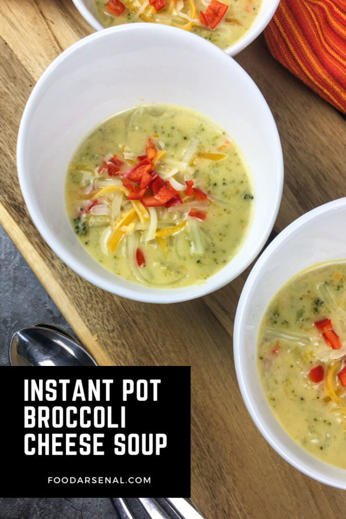 Instant Pot Broccoli Cheese Soup