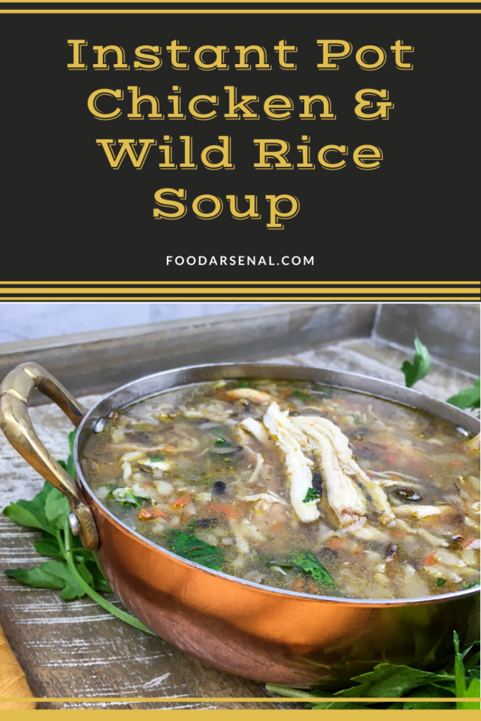 Instant Pot Chicken and Wild Rice Soup